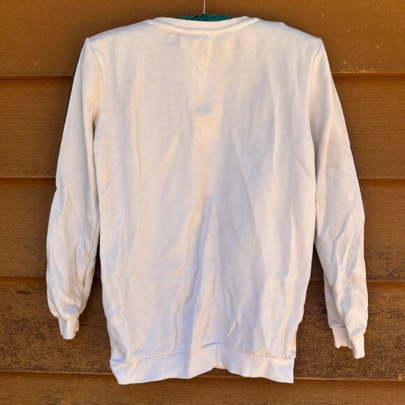 H & M Girls New York Brooklyn White Sweatshirt Size 10/12 - Picture 3 of 10